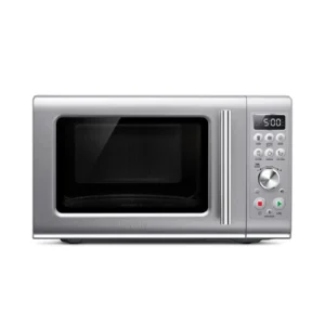 Breville BMO650SIL Compact Wave Soft Close Countertop Microwave Oven, Silver